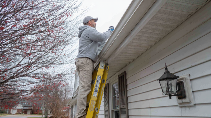 Cleaning  Gutter
